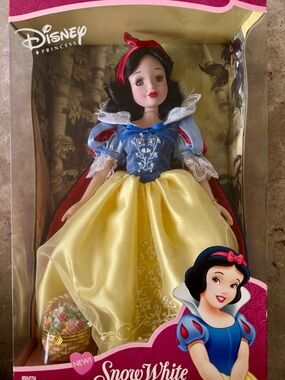 Disney Snow White Doll - Yellow, Blue & Red “Special Edition “ Porcelain doll.